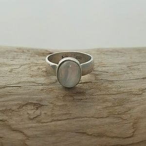 Sterling Silver Moon Stone Ring